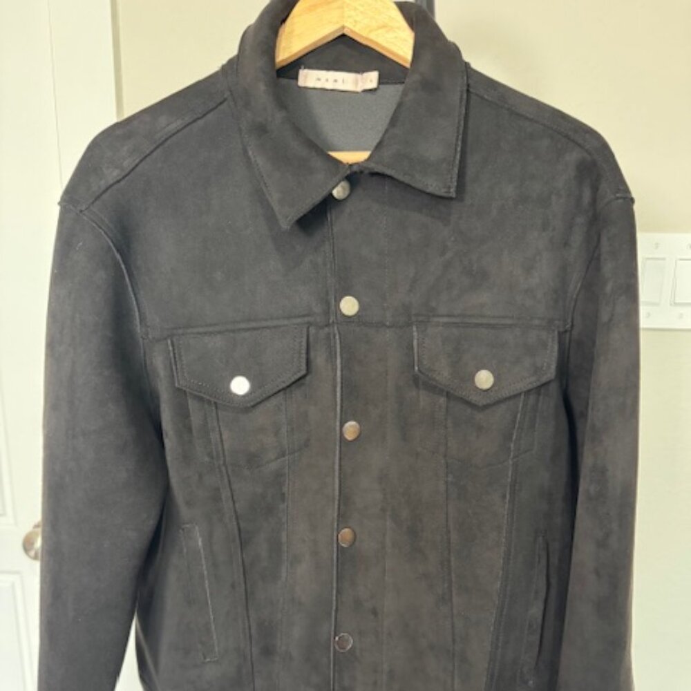 MNML Black Suede Jacket